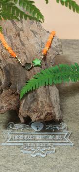 Preview: Halskette Orange Kiss Detailansicht 1